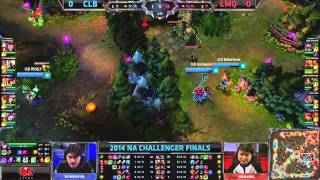 CLB vs LMQ  2014 NACS Spring 1 Finals G1 [upl. by Avan395]