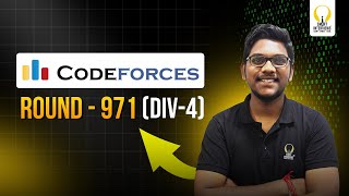 Codeforces Round 971 Div 4  Video Solutions  Smart Interviews [upl. by Seira]