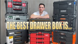 THE BEST MODULAR TOOLBOX DRAWERS Packout vs Stacktech vs MODbox vs Stackpack vs Dewalt AND MORE [upl. by Atnas195]