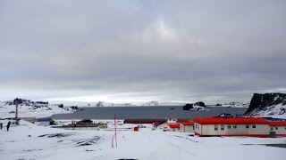 Base Presidente Eduardo Frei King George Island South Shetland Islands Antarctica South Pole [upl. by Cartwell]