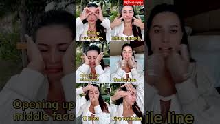 Face yoga😊 short faceexercise faceyoga facialmassage faceyogamethod facecare genesisyoga [upl. by Rebba233]