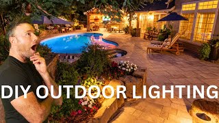 DIY  Outdoor Lighting how to do it RIGHT [upl. by Northey]