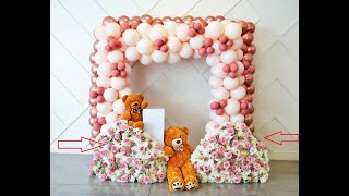 Floral arrangements for teddy bear theme baby shower [upl. by Egres459]