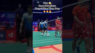 Wow Kreen SABARREZA Mengalahkan LIANGWANG Unggulan 1😱🔥🔥🔥 badminton badmintonlovers shorts bwf [upl. by Jorgenson814]