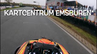 Kartcentrum  Kartcenter Emsbüren Duitsland Reverse layout  1 lap video [upl. by Heurlin]