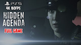 Hidden Agenda 2017 Full WalkthroughPlaythrough  BEST ENDING  No Commentary 4K 60FPS PS4  PS5 [upl. by Coe]