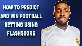 HOW TO WIN FOOTBALL BETTING USING FLASHSCORE APP  WEEKEND FOOTBALL PREDICTIONS [upl. by Hsirahc]