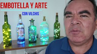 VIDEO 18 quotLÁMPARA DE BOTELLA CON LUCES LEDquot [upl. by Ettenil965]