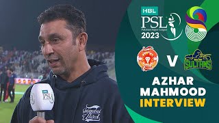 Azhar Mahmood Interview  Islamabad United vs Multan Sultans  Match 24  HBL PSL 8  MI2T [upl. by Emmey463]