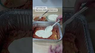 Lasagna with ovenreadylasagna noodles simple easy yummy youtube shorts [upl. by Malva]