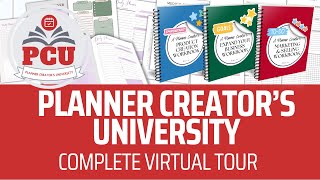 Planner Creators University  Complete Tour and How to Get Started [upl. by Zebaj]