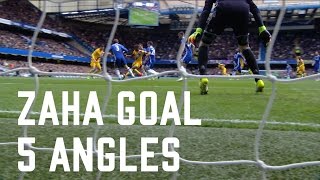 Wilfried Zaha Goal  Chelsea 11 Crystal Palace [upl. by Terina]