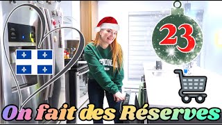 VLOGMAS 23 🎄ON PRÉVOIT DES RÉSERVES 🇨🇦 [upl. by Atisor177]