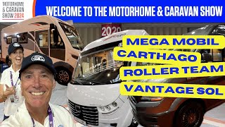 NEC Motorhome and Caravan Show 2024  Mega Mobil Carthago Roller Team Vantage Sol [upl. by Metzger514]