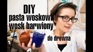 Wosk do drewna  przepis DIY [upl. by Clementia]