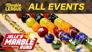 Marble Race Marble League 2023  ALL EVENTS [upl. by Castor45]