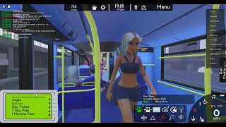 Iconic Kickdown  407 Bus Route  Croydon Roblox [upl. by Goldshell]