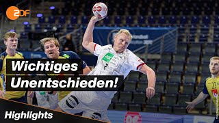 Deutschland  Schweden – Highlights  Handball OlympiaQualifikation – ZDF [upl. by Harmon145]