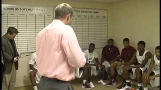 Romulus vs Robichaud  201112 Boys Basketball Highlights on STATE CHAMPS [upl. by Ahseekan]