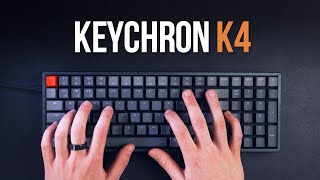 Keychron K4 Gateron Brown  Sound Test Comparison Different Keyboards [upl. by Paxon342]