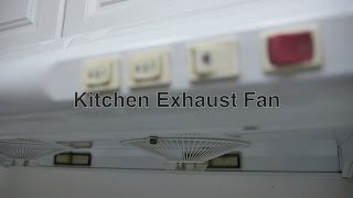 Kitchen Exhaust Fan Hood to Vent Cooktop Stove Smoke From Range Cooking Burners For Best Ventilation [upl. by Jeannette]