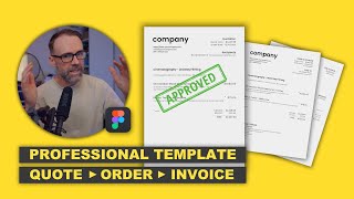 Create Professional Looking Quotes amp Invoices for FREE in FIGMA  My Entire Process Revealed [upl. by Nevah728]