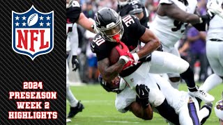 Falcons Rookie RB Jase McClellan ALL CARRIES vs Ravens  2024 Preseason Week 2 Highlights [upl. by Kennett791]