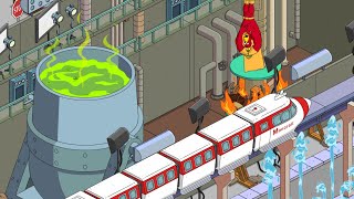 monoRAILED 12  world’s longest amp most scenic ‘The Simpsons Tapped Out’ Monorail trip [upl. by Pirnot]