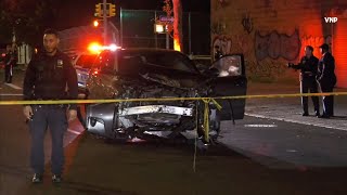 2 Dead2 Injured After Serious Bronx NYC Crash  Police Conducting DUI Test 101324 breakingnews 🚨 [upl. by Wolliw]