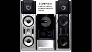 STEREO TEST  SPEECH amp MUSIC TEST 3 PHILIPS FWD872 [upl. by Eugine919]