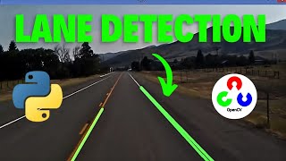 Road Lane Detection with OpenCV  Python OpenCV Tutorial 🔥 [upl. by Nrojb592]