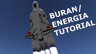 KSP Tutorial How To Build The Failed Soviet Space Shuttle Buran Energia stock 111 [upl. by Nwahsan]