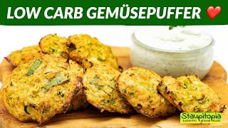 Low Carb Gemüsepuffer aus dem Backofen 😋 [upl. by Nomolos]