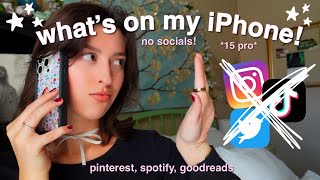 whats on my IPHONE as someone WITHOUT social media [upl. by Yreva]