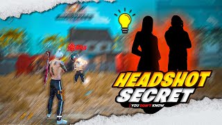 100 REAL  HEADSHOT TRICK  SECRET 🤫  FREE FIRE NEW HEADSHOT TRICKS [upl. by Flanders]