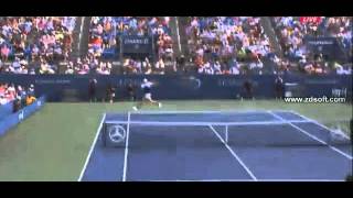 Isner vs Kohlschreiber R3 US Open 13 [upl. by Harshman]