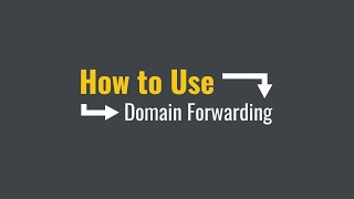 How to Use Domain Forwarding [upl. by Ramon690]