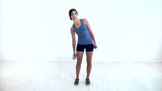 Dumbbell Side Bend  The Standing Ab Workout [upl. by Eninnaej]