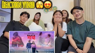 REACTING TO OUR 1ST COVER MUSIC VIDEO  Maaya   it’s me Muskan [upl. by Hsirahc]