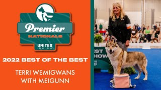 Meet 2022 Premier Best of the Best In Show Winner Terri Wemigwans with Meigunn [upl. by Uird]