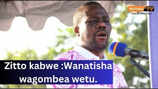 ZITTO KABWE ATEMA NYONGO ATOA UJUMBE MZITO KWA CCM [upl. by Leahcimnaes]