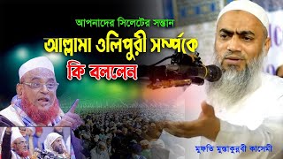 আল্লামা ওলিপুরী হুজুর সম্পর্কে একি বললেন। মুফতি মুস্তাকুন্নবী কাসেমী। Mustakunnabi Kasemi Waz 2024 [upl. by Aitsirt]