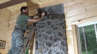 Building a 3 x 10 NATURAL STONE HEARTH for 50 Part 4 [upl. by Ellsworth337]