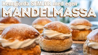 SEMLOR med egen MANDELMASSA [upl. by Oigile]