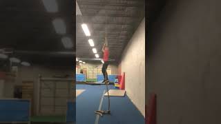 Rope Climbing at Gymnastics [upl. by Tullusus]