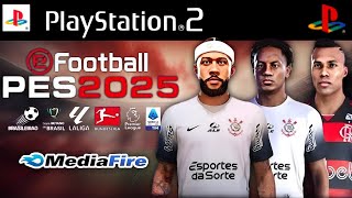 💥NOVO PÉS 2025 PS2 ISO DOWNLOAD 100 ATUALIZADO SETEMBRO RUMO ESTRELADO AETHERSX2 PCSX2 PSPOPL✅ [upl. by Stephania]