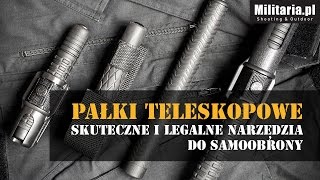 Pałka teleskopowa – legalność użycie test wytrzymałości  MIlitariapl [upl. by Annawd115]