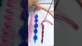 🔥💯Very Very Easy embroidery shorts embroidery embroiderydesigns handembroidery stitching cute [upl. by Meill]