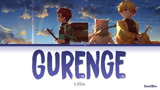 Demon Slayer  Opening Full『Gurenge』by LiSa Lyrics [upl. by Arlene396]