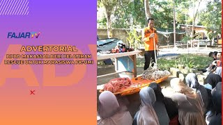 ADVERTORIAL  BPBD MAKASSAR BERI PELATIHAN RESCUE UNTUK MAHASISWA FK UMI [upl. by Nessej]